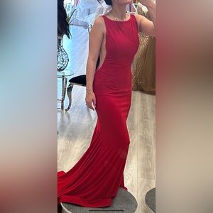 Jovani red evening gown